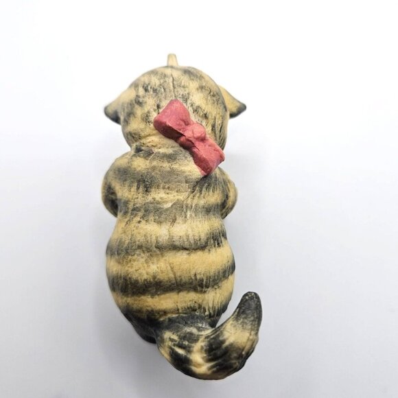 Anri Italy Beatrix Potter Miss Moppet Christmas Ornament Kitten Mouse 1983 - Picture 7 of 9